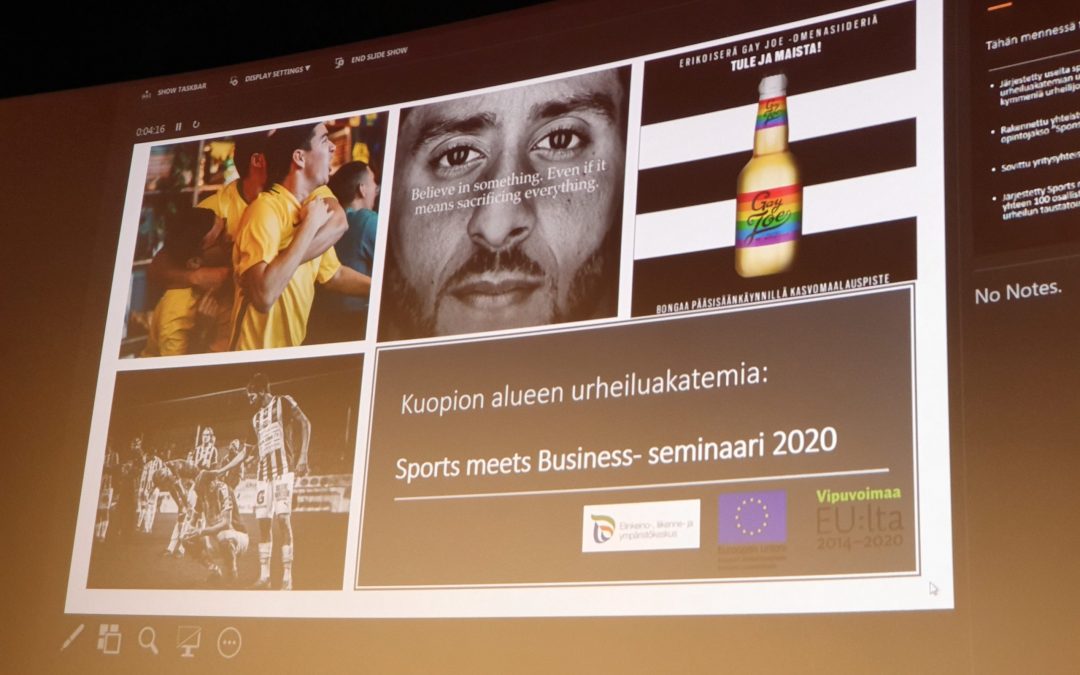 Sports meets Business 2020 -tapahtuma yhdisti ja inspiroi eri alojen toimijoita